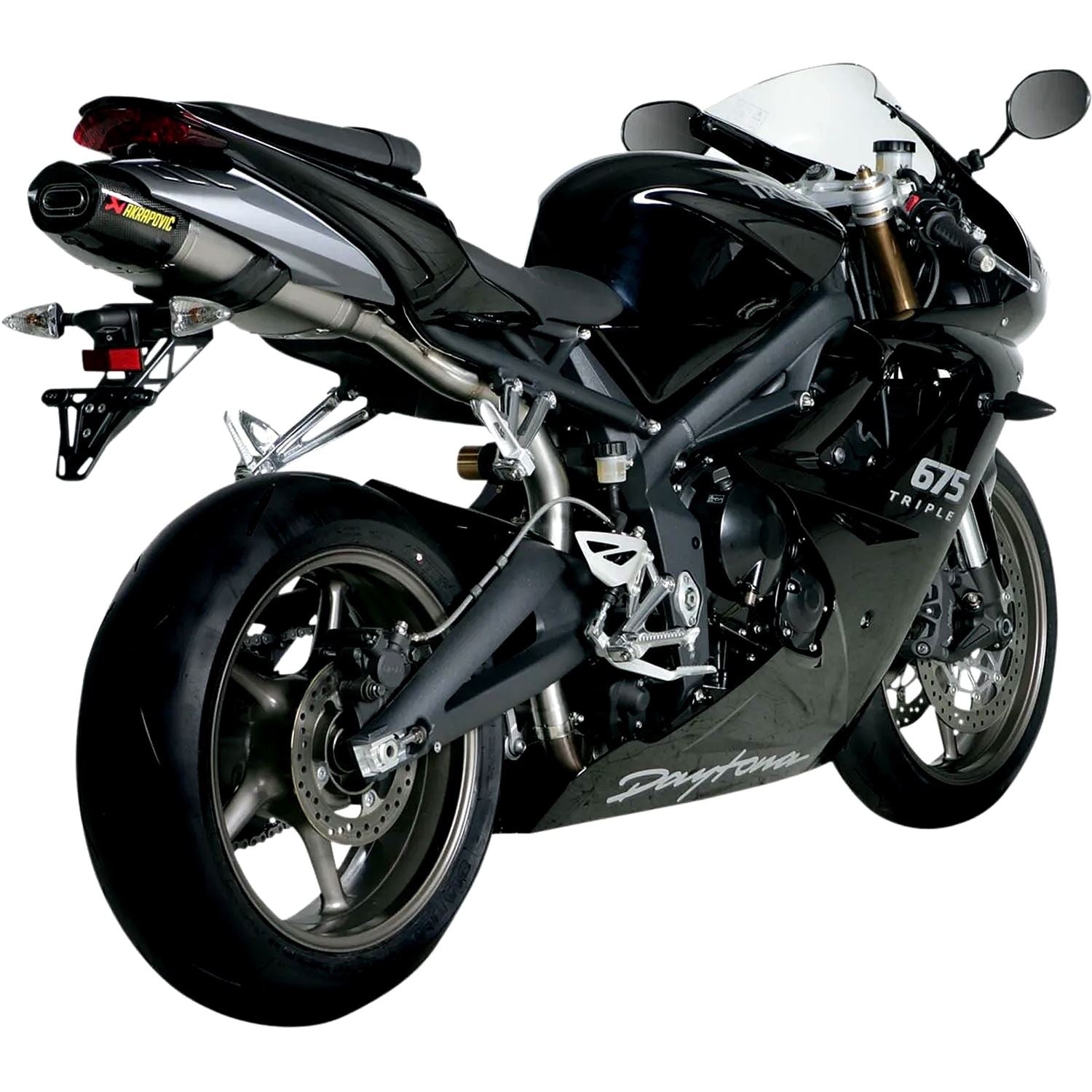 Akrapovic Titanium Line Slip On Silencer For Triumph DAYTONA 675 R 2011-2012